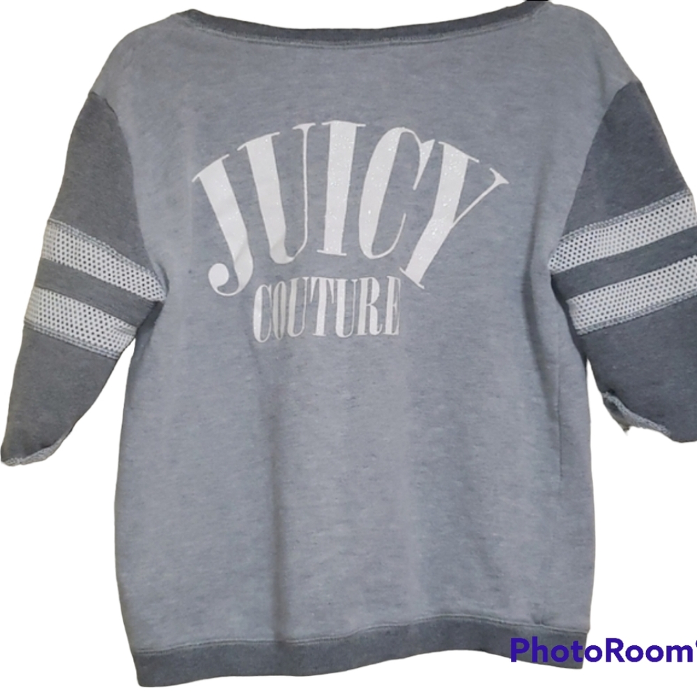 Juicy Couture Sparkly Logo Top sz M